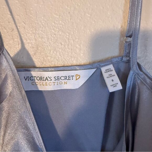 Victoria's Secret collection Shimmering Silver Chemise VTG 1998 S - Picture 3 of 5